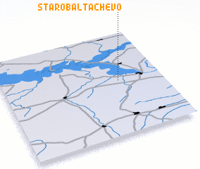 3d view of Starobaltachevo