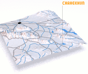 3d view of Chāh-e Khūn