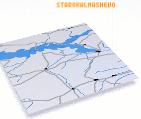 3d view of Starokalmashevo