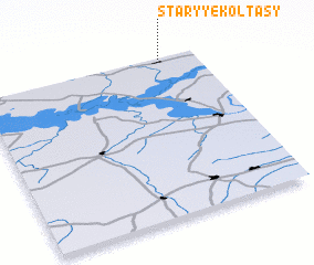 3d view of Staryye Koltasy