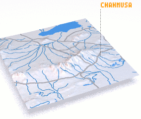 3d view of Chāh Mūsá