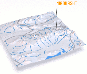 3d view of Mīāndasht