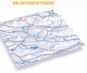 3d view of Qal‘eh-ye Ḩoseynābād