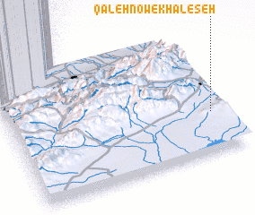 3d view of Qal‘eh Now-e Khāleşeh