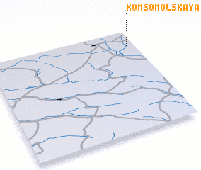 3d view of Komsomol\