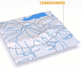 3d view of Chah Dogāneh