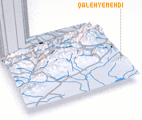 3d view of Qal‘eh-ye Mehdī