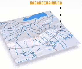 3d view of Ma‘dan-e Chāh Mūsá