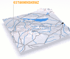 3d view of Estakhr-e Derāz