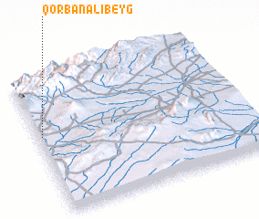 3d view of Qorbān‘alī Beyg