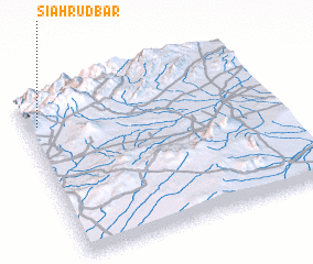 3d view of Sīāh Rūdbār