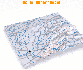 3d view of Ḩālī Ākhūnd-e Sharqī