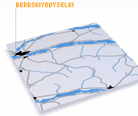 3d view of Berdskiye Vyselki