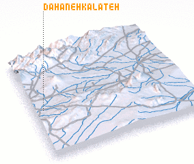 3d view of Dahaneh Kalāteh