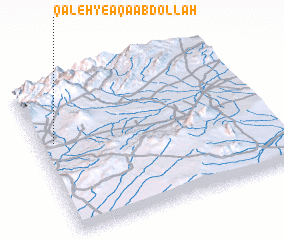 3d view of Qal‘eh-ye Āqā ‘Abdollāh