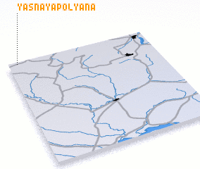 3d view of Yasnaya-Polyana