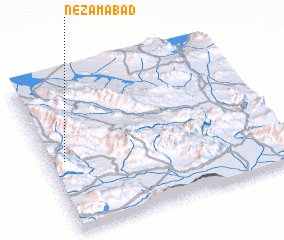 3d view of Nez̧āmābād