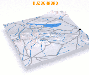 3d view of Rūzbehābād