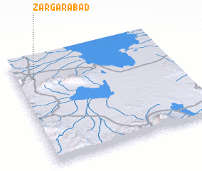 3d view of Zargarābād