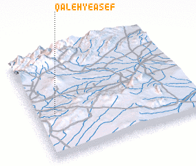 3d view of Qal‘eh-ye Āşef