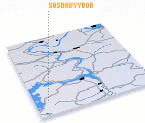 3d view of Sosnovyy Bor