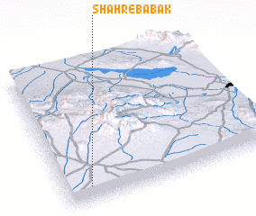 3d view of Shahr-e Bābak