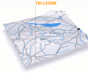 3d view of Tall-e Sīāh