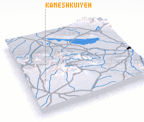 3d view of Kameshkū\