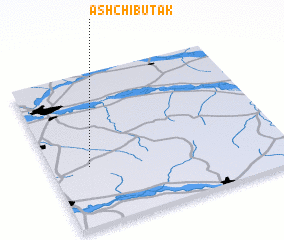 3d view of Ashchibutak