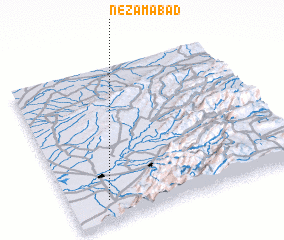 3d view of Nez̧āmābād