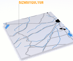 3d view of Nizhniy Gulyum