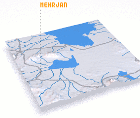 3d view of Mehrjān