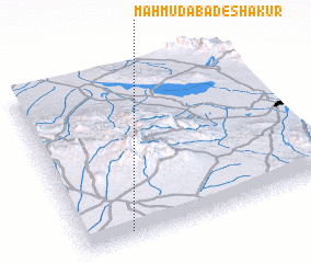 3d view of Maḩmūdābād-e Shakūr