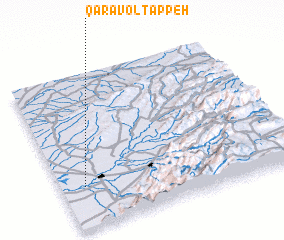 3d view of Qarāvol Tappeh