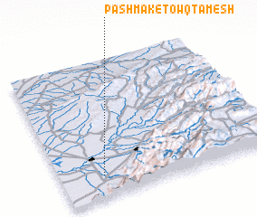 3d view of Pashmak-e Ţowq Tamesh