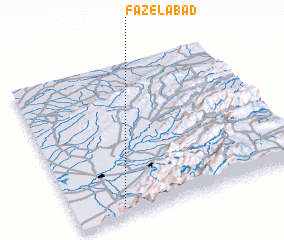 3d view of Fāẕelābād