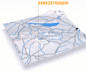 3d view of Deh-e Zeyn od Dīn