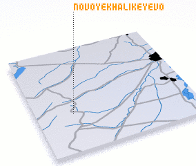 3d view of Novoye Khalikeyevo