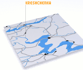 3d view of Kreshchenka