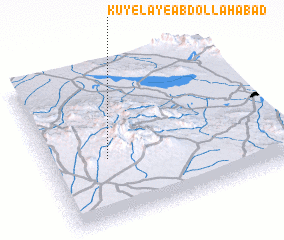 3d view of Kūy-e Lāy-e ‘Abdollāhābād