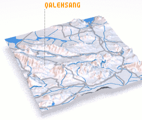 3d view of Qal‘eh Sang