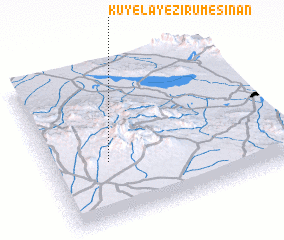 3d view of Kūy-e Lāy-e Zīrūmesīnān