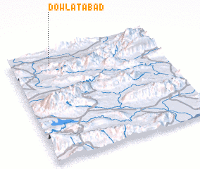 3d view of Dowlatābād