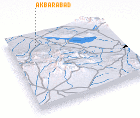 3d view of Akbarābād