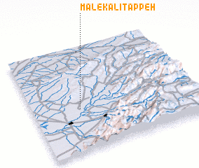 3d view of Malek ‘Alī Tappeh