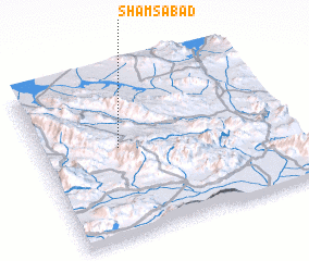 3d view of Shamsābād