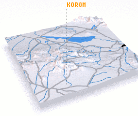 3d view of Korom