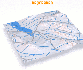 3d view of Bāqerābād