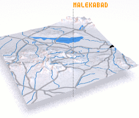 3d view of Mālekābād