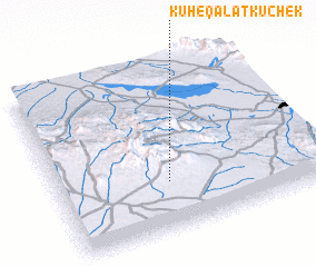 3d view of Kūh-e Qalāt Kūchek